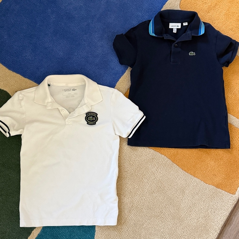 Lacoste Kids Polos Bundle in 8 / 128cm